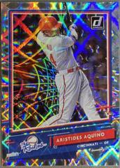 Aristides Aquino [Silver] #R-4 Baseball Cards 2020 Panini Donruss the Rookies Prices