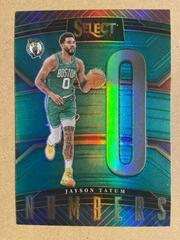 Jayson Tatum [Green] #8 Basketball Cards 2022 Panini Select Numbers Prices