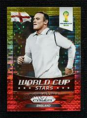 Wayne Rooney [Red White Blue Power Plaid] Soccer Cards 2014 Panini Prizm World Cup Stars Prices