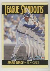 Mark Grace Baseball Cards 1990 Fleer League Standouts Prices