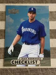 Alex Rodriguez [Checklist] Baseball Cards 1998 Metal Universe Prices