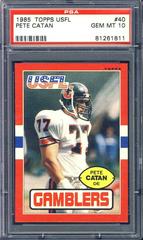 Pete Catan Football Cards 1985 Topps USFL Prices