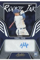 Yohel Pozo Baseball Cards 2022 Panini Absolute Rookie Ink Autographs Prices