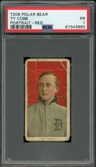 Ty Cobb [Red Background] #NNO Baseball Cards 1909 T206 Polar Bear Prices