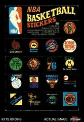 NBA Team Logo #46 Basketball Cards 1971 Topps Stickers Prices