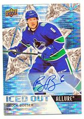 Brock Boeser [Autograph] Hockey Cards 2021 Upper Deck Allure Iced Out Prices