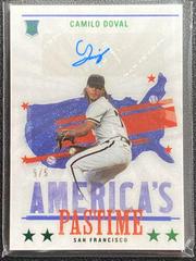 Camilo Doval [Green] Baseball Cards 2022 Panini Chronicles America's Pastime Autographs Prices