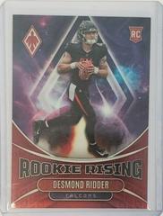 Desmond Ridder [Red] #RIS-3 Football Cards 2022 Panini Phoenix Rookie Rising Prices
