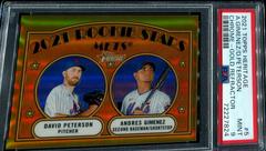 David Peterson, Andres Gimenez [Chrome Gold Refractor] #5 Baseball Cards 2021 Topps Heritage Prices