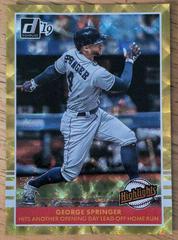George Springer [Gold] #H6 Baseball Cards 2019 Panini Donruss Highlights Prices