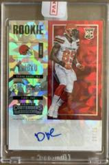 David Njoku [Autograph Cracked Ice] #114 Football Cards 2017 Panini Contenders Prices