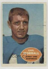 Earl Morrall #41 Football Cards 1960 Topps Prices