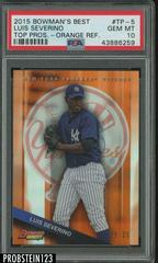 Luis Severino [Orange Refractor] #TP-5 Baseball Cards 2015 Bowman's Best Top Prospects Prices