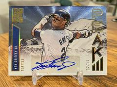 Ken Griffey Jr. [Gold] Baseball Cards 2022 Panini Capstone Peak Autographs Prices