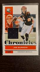 Joe Burrow [Jersey] Football Cards 2021 Panini Chronicles Prices