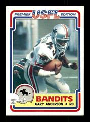 Gary Anderson #117 Football Cards 1984 Topps USFL Prices