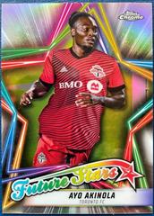 Ayo Akinola #FS-10 Soccer Cards 2022 Topps Chrome MLS Future Stars Prices