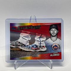 Pete Alonso [Red] Baseball Cards 2022 Topps Flashiest Feet Prices