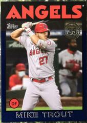 Mike Trout [Blue] Baseball Cards 2021 Topps 1986 35th Anniversary Prices