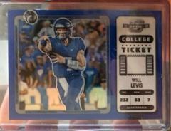 Will Levis [Blue] #3 Football Cards 2023 Panini Chronicles Draft Picks Contenders Optic Prices