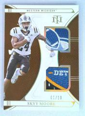 Skyy Moore [Prime] Football Cards 2022 Panini National Treasures Collegiate Combo Materials Prices
