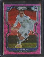 Raphinha [Pink Wave] #9 Soccer Cards 2020 Panini Chronicles Prizm Premier League Prices