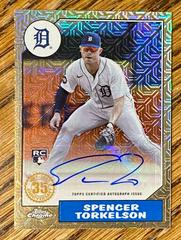 Spencer Torkelson #T87CA-ST Baseball Cards 2022 Topps Update 1987 Chrome Autographs Prices