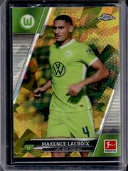 Maxence Lacroix [Gold] Soccer Cards 2021 Topps Chrome Bundesliga Sapphire Prices