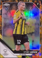 Stine Larsen [Inferno Refractor] Soccer Cards 2021 Topps Chrome UEFA Women’s Champions League Prices