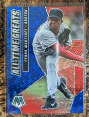 Pedro Martinez [Quick Pitch Blue] Baseball Cards 2021 Panini Mosaic All Time Greats Prices