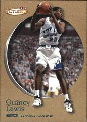 Quincy Lewis #135 Basketball Cards 2000 Fleer Futures Prices