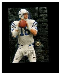 Peyton Manning [Gold] #46 Football Cards 2000 Upper Deck Black Diamond Prices