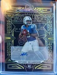 Anthony Richardson [Yellow Electric Etch] #144 Football Cards 2023 Panini Obsidian Signature Prices