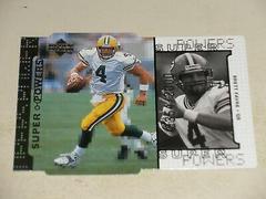Brett Favre [Silver Die Cut] #S4 Football Cards 1998 Upper Deck Super Powers Prices