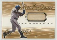 Carlos Delgado #CD Baseball Cards 2001 SP Game Bat Piece of the Game Prices