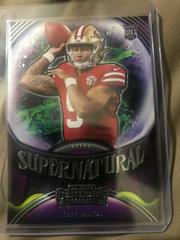 trey lance #SN-TLA Football Cards 2021 Panini Contenders Supernatural Prices