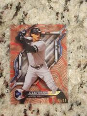 Aaron Judge [Magma Diffractor Red] Baseball Cards 2018 Topps High Tek Prices