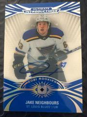 Jake Neighbours #UI-61 Hockey Cards 2021 Ultimate Collection Introductions Autographs Prices