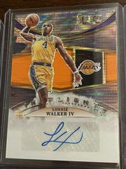 Lonnie Walker IV [Neon Orange Pulsar] #IFS-LWK Basketball Cards 2022 Panini Select In Flight Signatures Prices