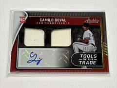 Camilo Doval Baseball Cards 2022 Panini Absolute Tools of the Trade 2 Swatch Signatures Prices