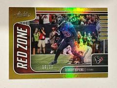 DeAndre Hopkins [Spectrum Gold] #12 Football Cards 2019 Panini Absolute Red Zone Prices
