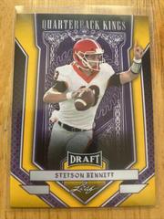 Stetson Bennett [Gold] #93 Football Cards 2023 Leaf Draft Prices