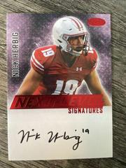 Nick Herbig [Red] #NLS-NH2 Football Cards 2023 Sage Next Level Signatures Prices