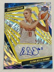 Elena Delle Donne [Fractal] Basketball Cards 2022 Panini Revolution WNBA Autographs Prices