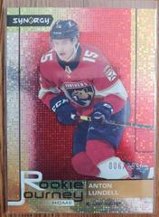 Anton Lundell [Red] Hockey Cards 2021 Upper Deck Synergy Rookie Journey Home Prices