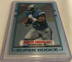 Ameer Abdullah Football Cards 2015 Topps Chrome 1989 Super Rookie Prices