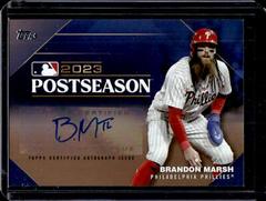 Brandon Marsh [Gold] #PPA-MAR Baseball Cards 2024 Topps Postseason Performance Autograph Prices