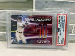 Hunter Bishop [Red Refractor] #BSB-HB Baseball Cards 2019 Bowman Draft Chrome Pick Breakdown Prices