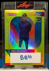 Ben Broggio Soccer Cards 2022 Leaf Vivid Autographs Prices
