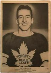 Jack Church #52 Hockey Cards 1939 O-Pee-Chee V301-1 Prices